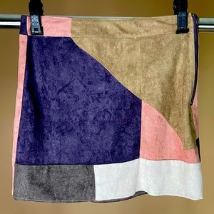 Fashion nova multicolored sm Mini skirt